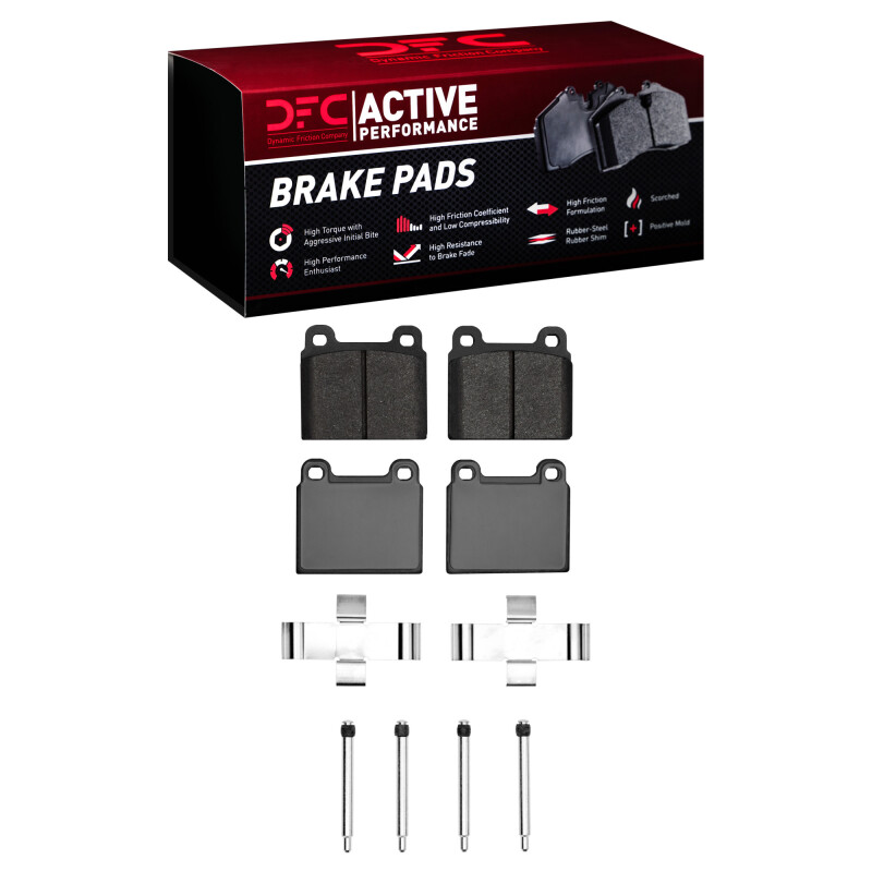 Picture of DFC 63-76 Alfa Romeo Spider Front Active Performance Pads and Hardware Kit