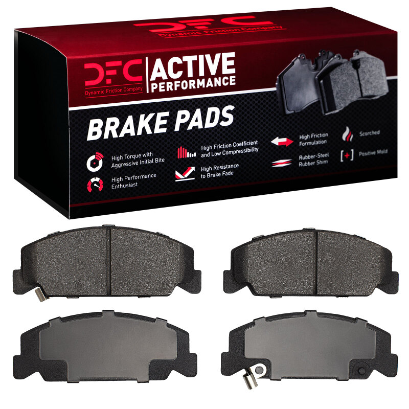 Picture of DFC 84-00 Honda Civic Front Active Performance Pads - Low Metallic