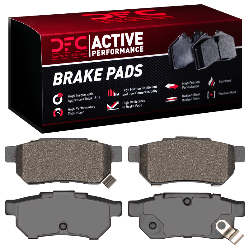 Picture of DFC 85-14 Acura Integra Rear Active Performance Pads - Low Metallic