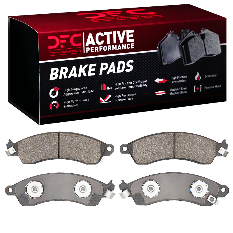 Picture of DFC 85-04 Chevrolet Corvette Front Active Performance Pads - Low Metallic