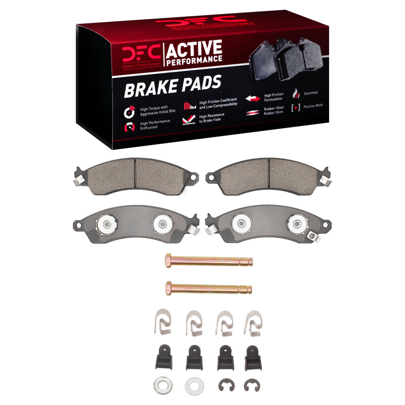 Picture of DFC 85-04 Chevrolet Camaro Front Active Performance Pads and Hardware Kit