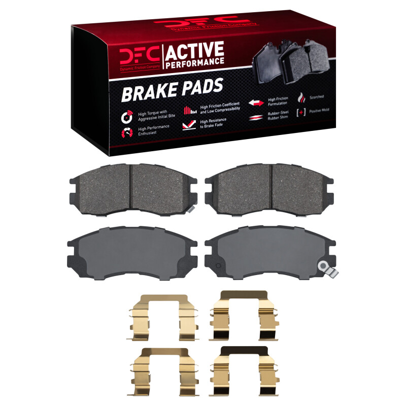 Picture of DFC 89-05 Chrysler Sebring Front Active Performance Pads and Hardware Kit