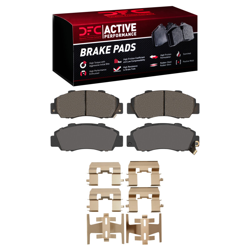 Picture of DFC 91-02 Acura LEGEND Front Active Performance Pads and Hardware Kit