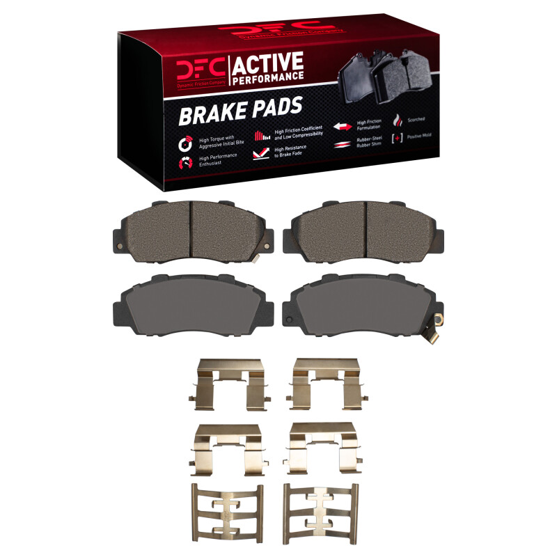Picture of DFC 91-05 Acura NSX Front Active Performance Pads and Hardware Kit