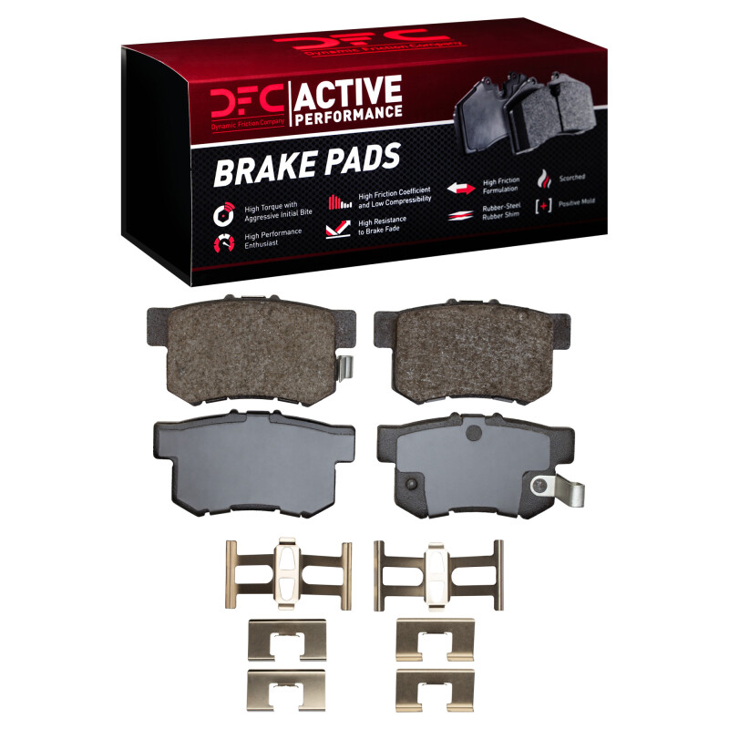 Picture of DFC 99-04 Acura RL Rear Active Performance Pads and Hardware Kit