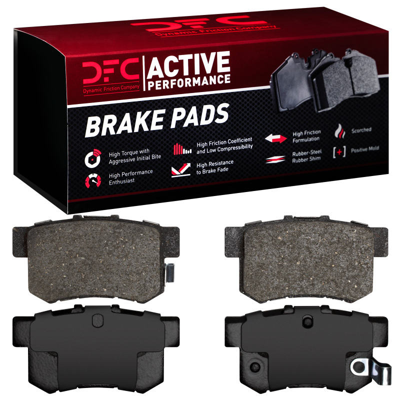 Picture of DFC 87-22 Acura TSX Rear Active Performance Pads - Low Metallic
