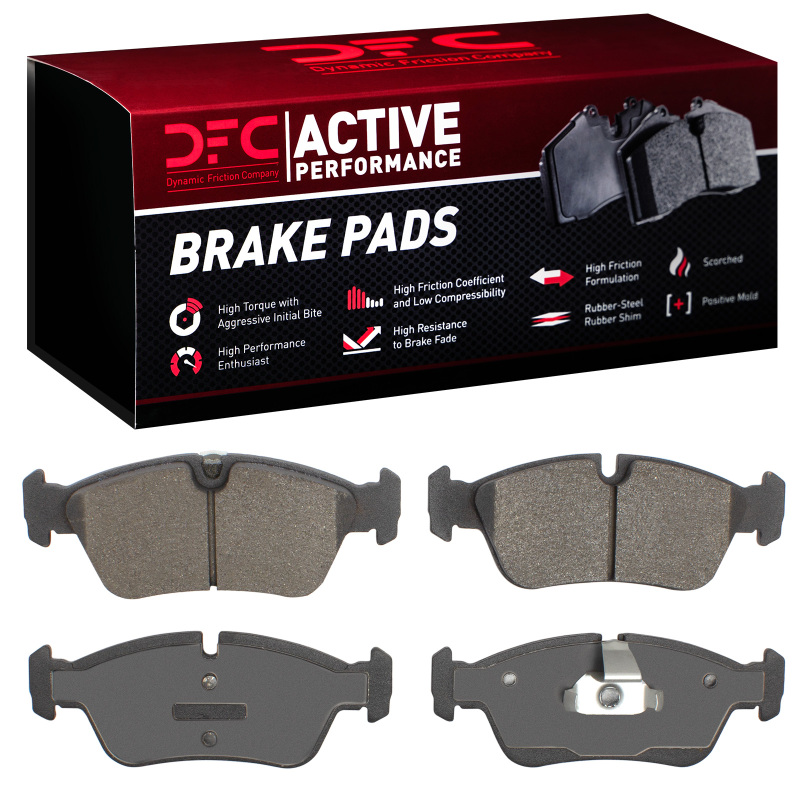 Picture of DFC 91-08 BMW Z4 Front Active Performance Pads - Low Metallic