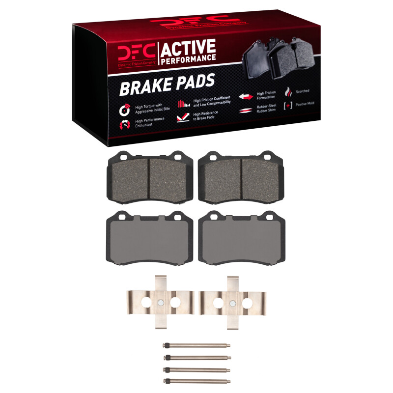 Picture of DFC 92-02 Dodge Viper Front Active Performance Pads and Hardware Kit