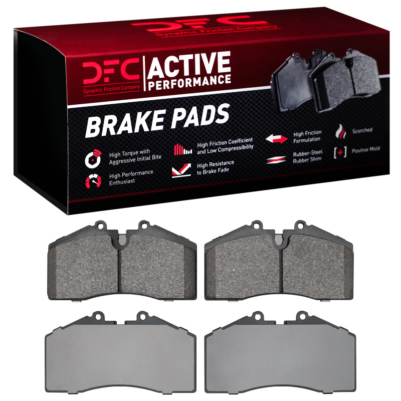 Picture of DFC 86-98 Porsche 944 Turbo Front/Rear Active Performance Pads - Low Metallic