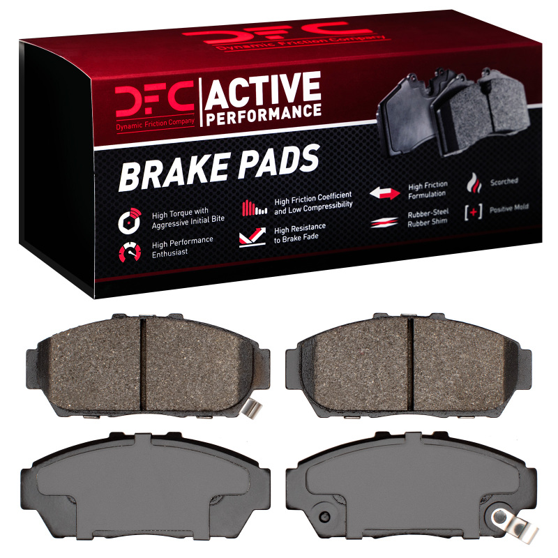 Picture of DFC 93-01 Acura Integra Front Active Performance Pads - Low Metallic