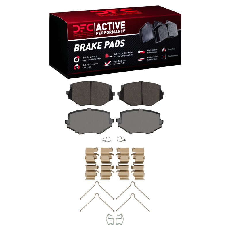Picture of DFC 94-02 Mazda Miata Front Active Performance Pads and Hardware Kit