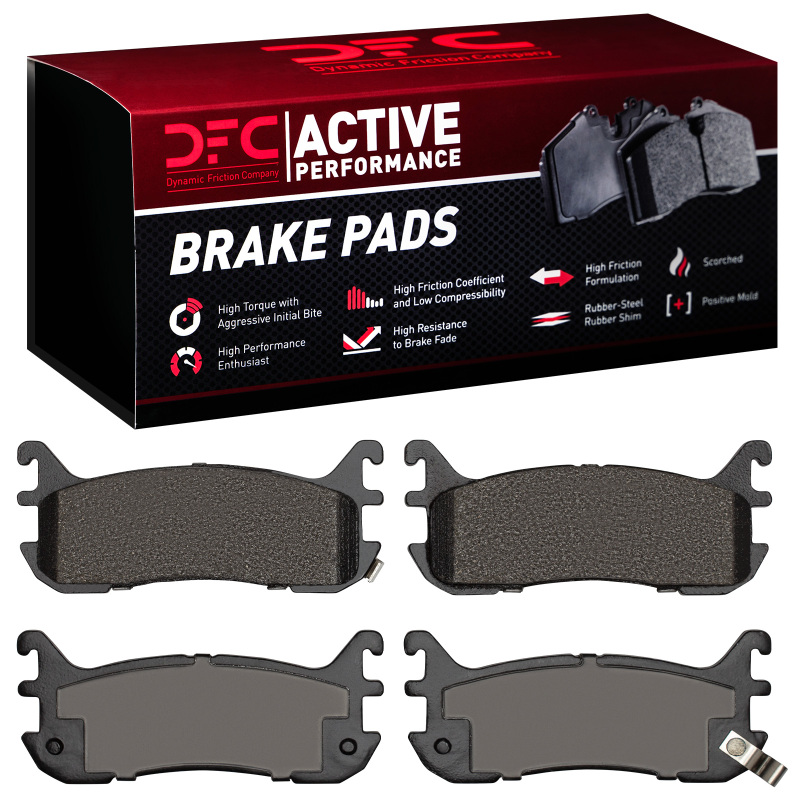 Picture of DFC 94-03 Ford Escort Rear Active Performance Pads - Low Metallic