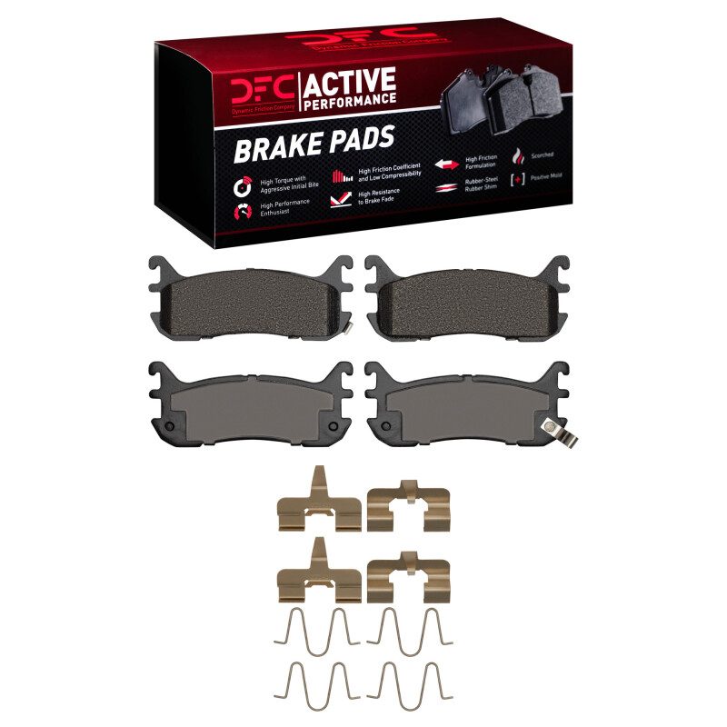 Picture of DFC 99-05 Mazda Miata (NB) Rear Active Performance Pads and Hardware Kit