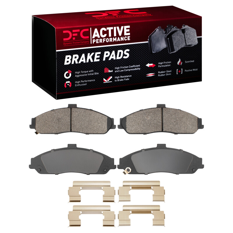 Picture of DFC 04-09 Cadillac XLR Front Active Performance Pads and Hardware Kit