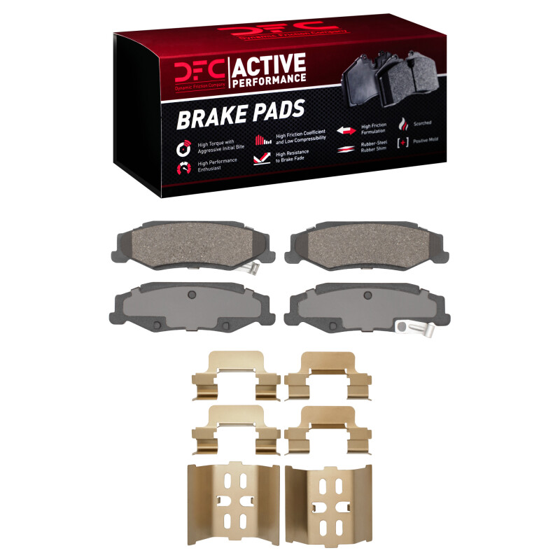 Picture of DFC 97-13 Cadillac XLR Rear Active Performance Pads and Hardware Kit