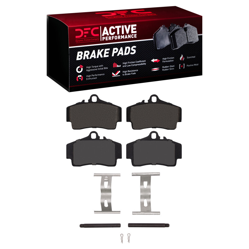 Picture of DFC 97-12 Porsche Boxster Rear Active Performance Pads and Hardware Kit