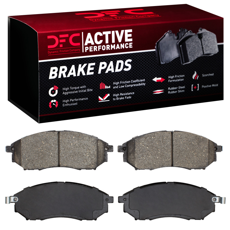 Picture of DFC 02-20 Infiniti Q45 Front Active Performance Pads - Low Metallic