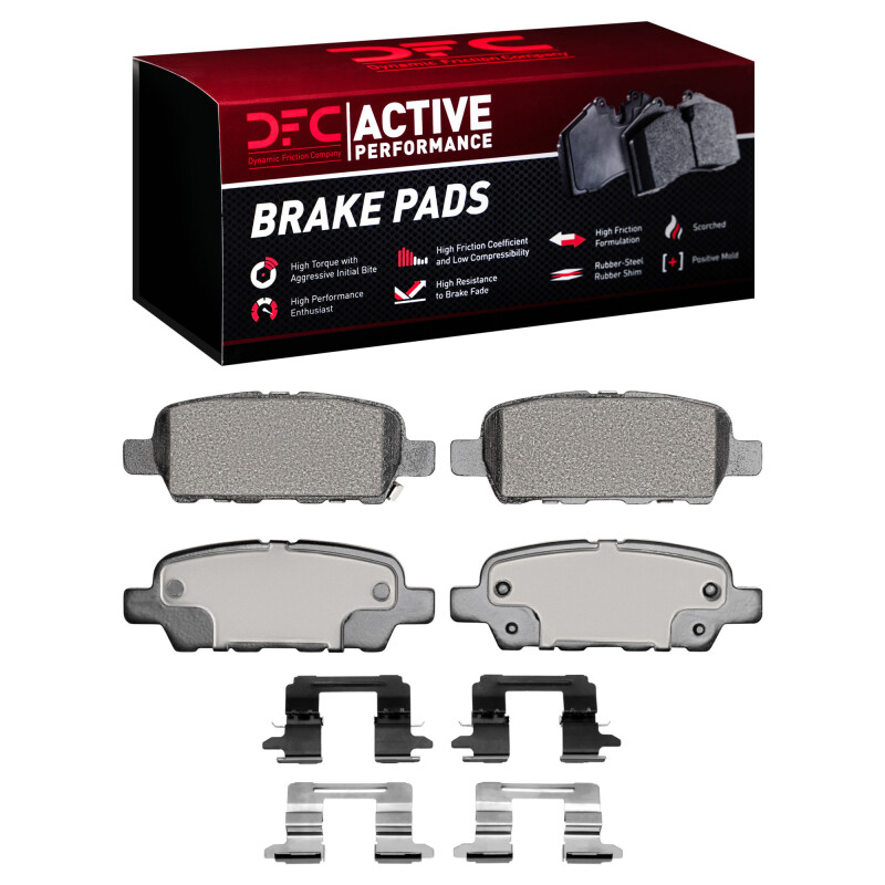 Picture of DFC 23-26 Nissan Z Rear Active Performance Pads and Hardware Kit