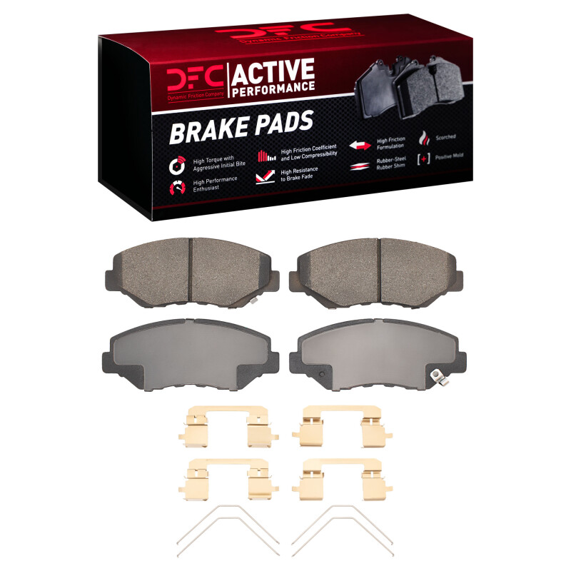 Picture of DFC 05-16 Acura ILX Front Active Performance Pads and Hardware Kit