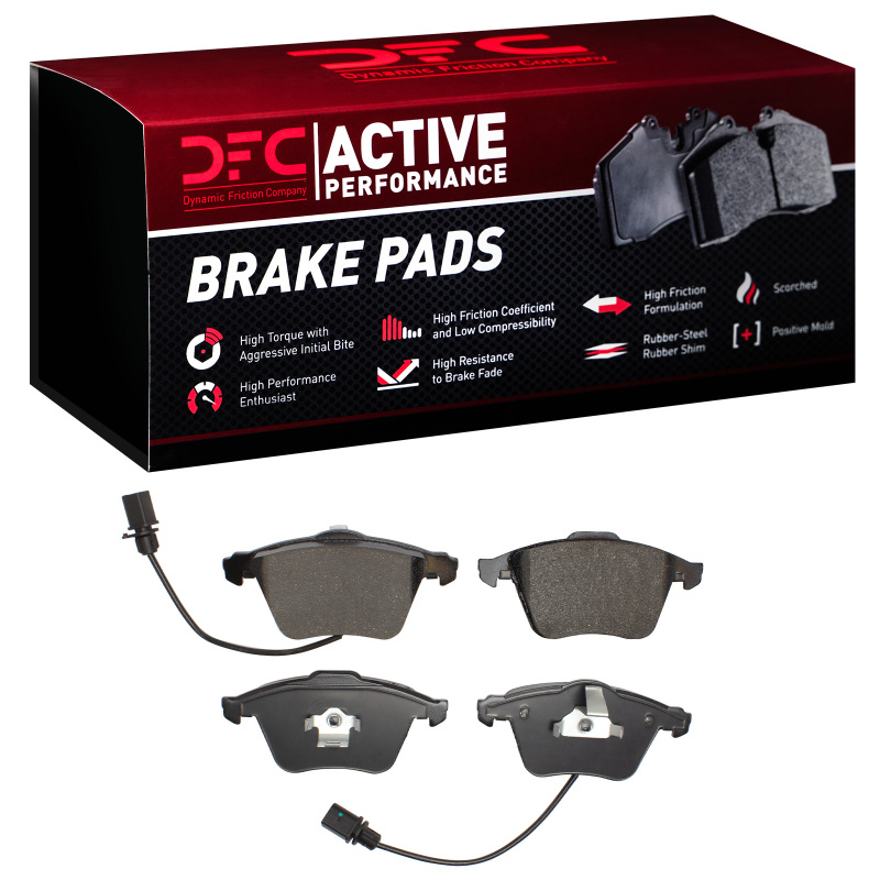 Picture of DFC 00-11 Audi A4 (USA/Canada) Front Active Performance Pads - Low Metallic