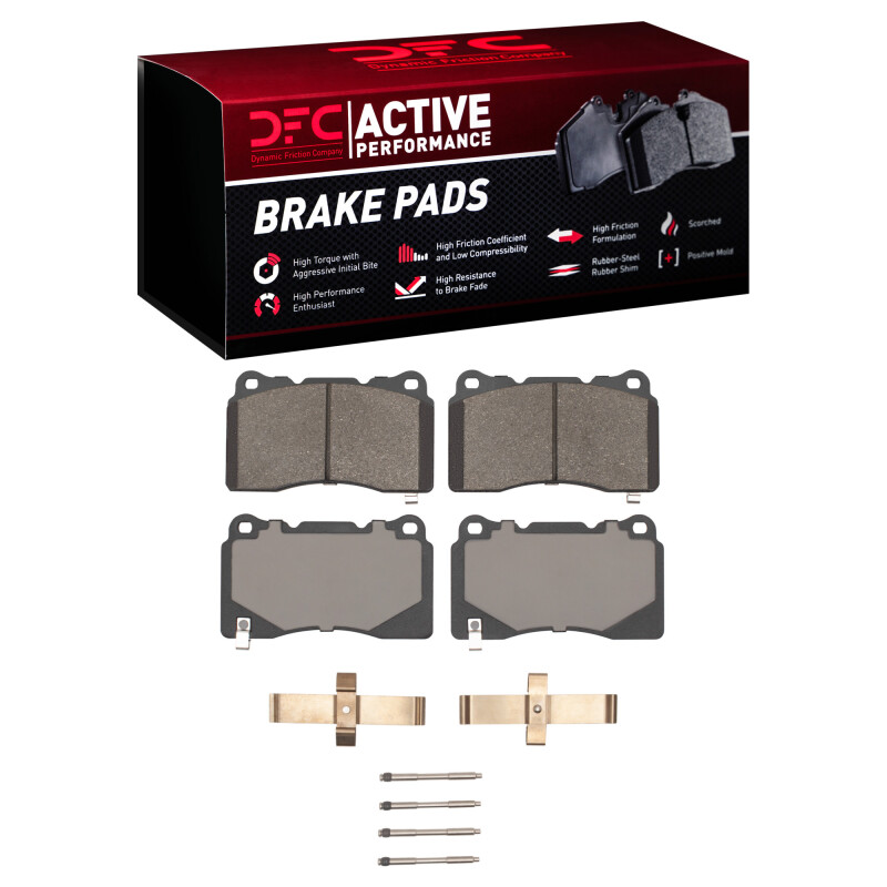 Picture of DFC 04-08 Acura TL Front Active Performance Pads and Hardware Kit