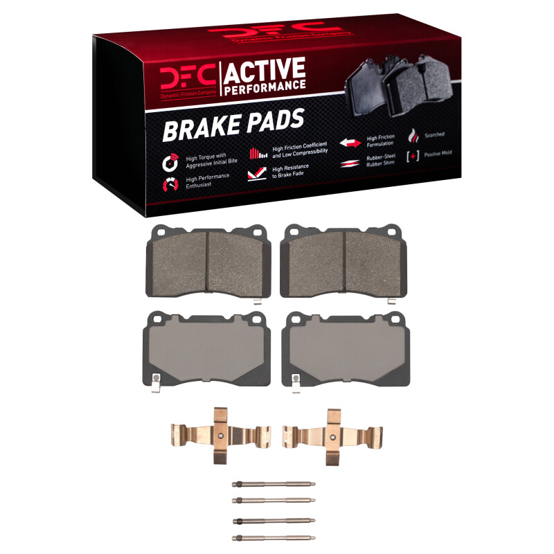 Picture of DFC 13-20 Buick Regal Front Active Performance Pads and Hardware Kit
