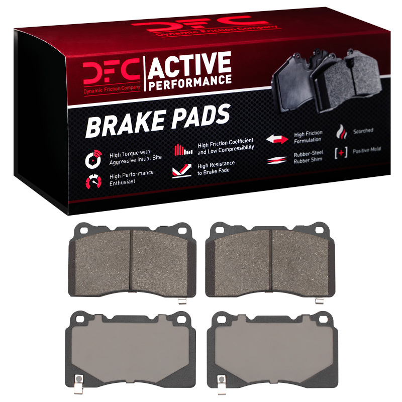 Picture of DFC 03-25 Acura TL Front/Rear Active Performance Pads - Low Metallic