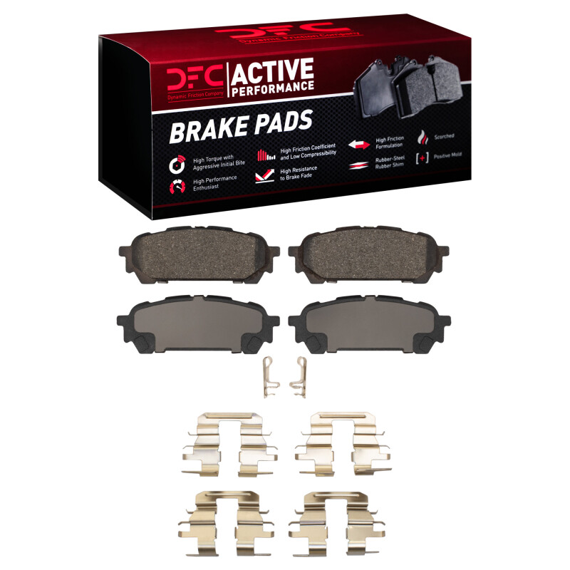 Picture of DFC 03-08 Saab 9-2X Rear Active Performance Pads and Hardware Kit
