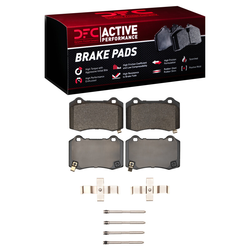 Picture of DFC 10-16 Hyundai Genesis Coupe Rear Active Performance Pads and Hardware Kit