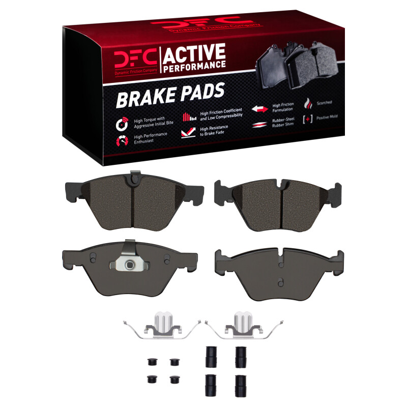 Picture of DFC 06-16 BMW 328i Front Active Performance Pads and Hardware Kit