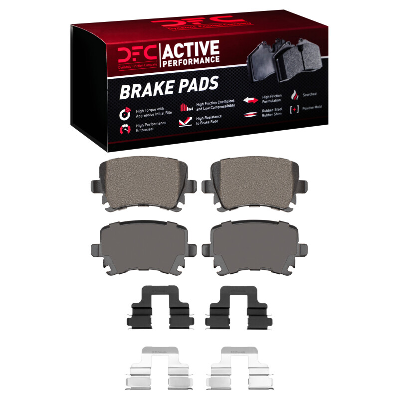 Picture of DFC 00-18 Audi A6 (USA/Canada) Rear Active Performance Pads and Hardware Kit