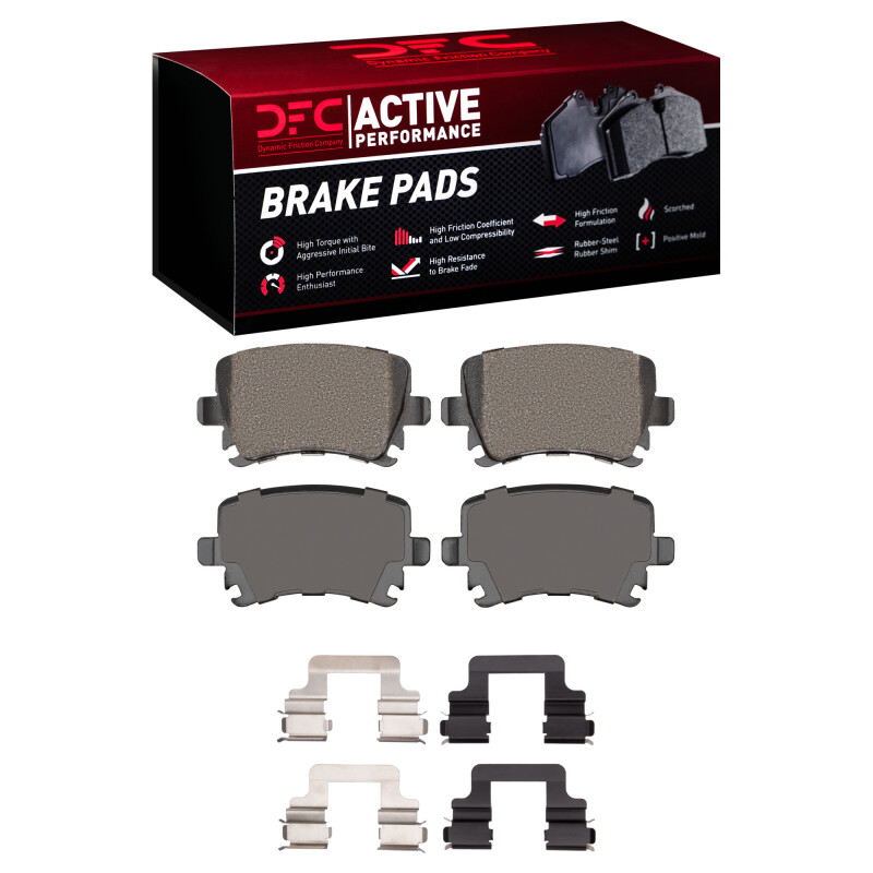 Picture of DFC 06-21 Audi TT Quattro Rear Active Performance Pads and Hardware Kit