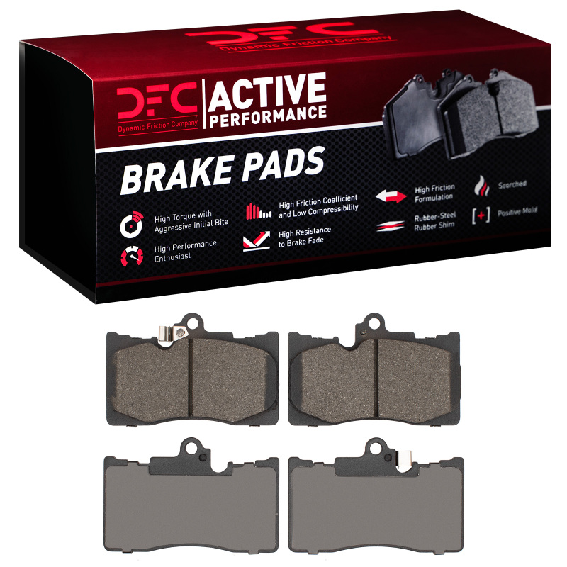 Picture of DFC 06-25 Lexus GS430 Front Active Performance Pads - Low Metallic