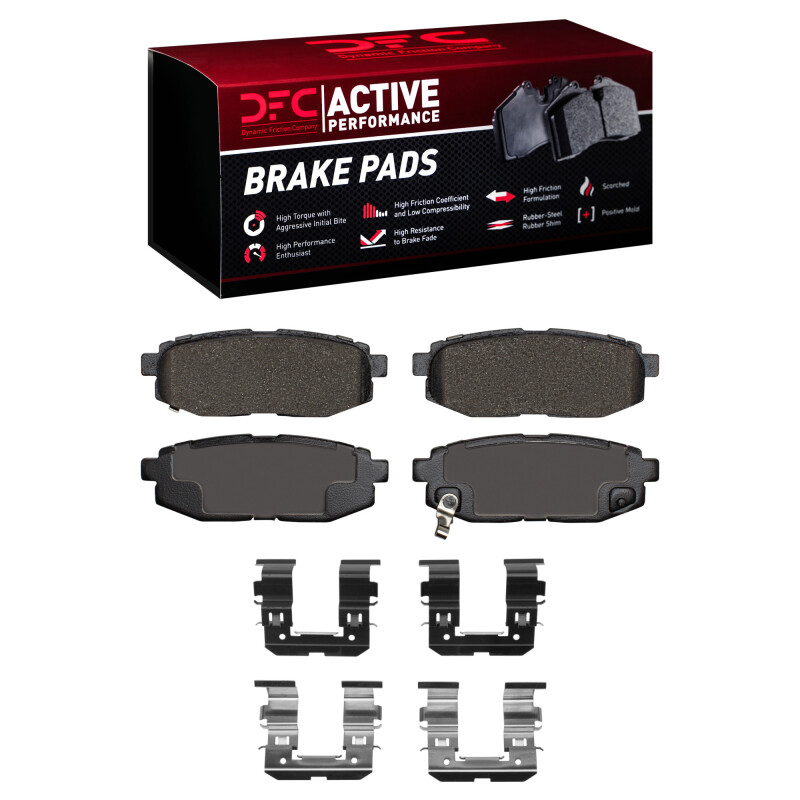 Picture of DFC 06-25 Scion FR-S Rear Active Performance Pads and Hardware Kit
