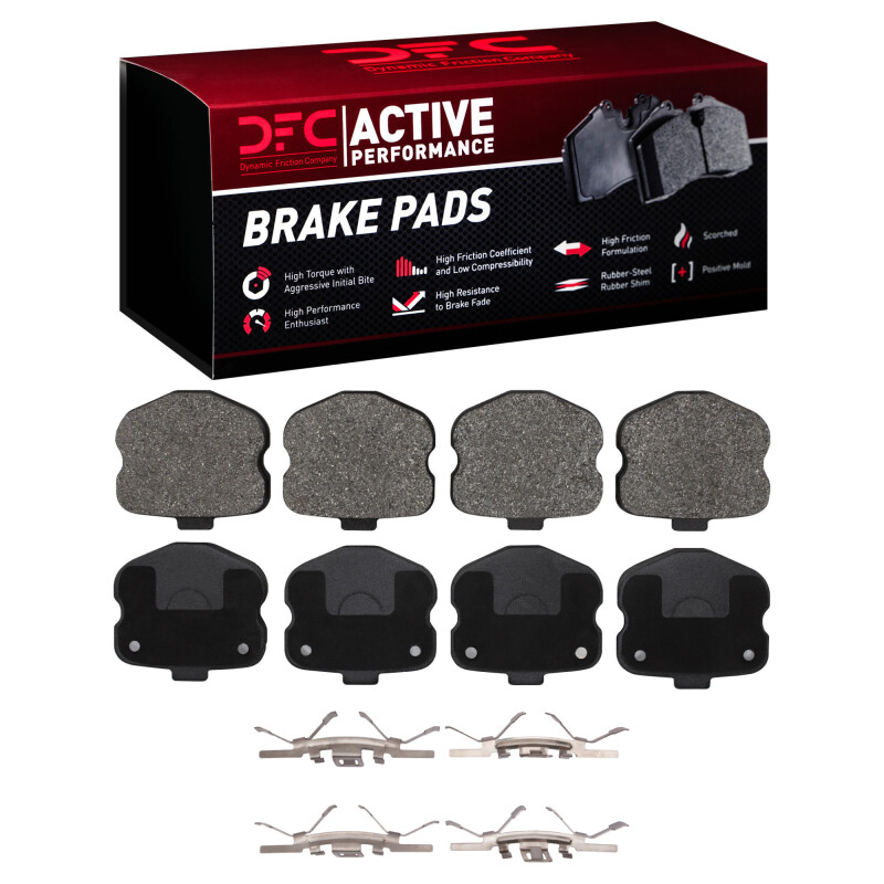 Picture of DFC 06-13 Chevrolet Corvette Rear Active Performance Pads and Hardware Kit