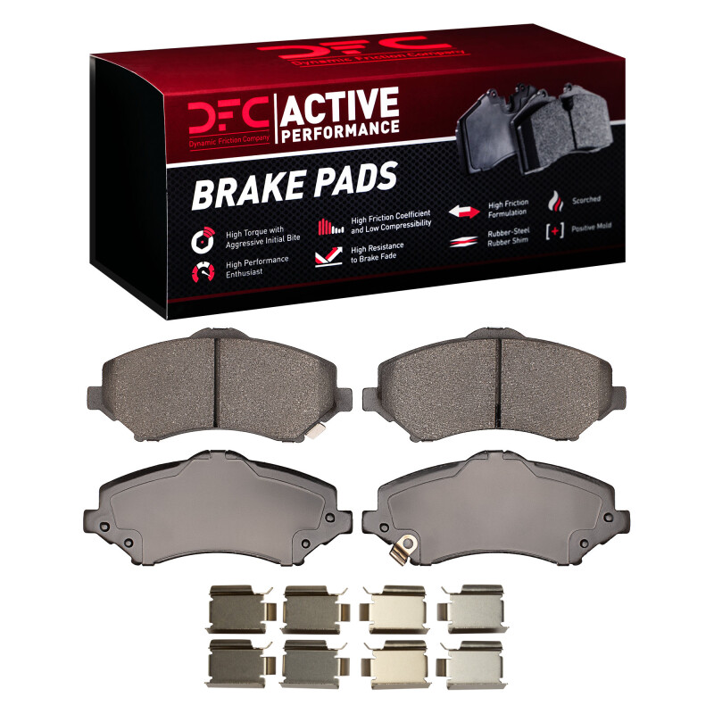 Picture of DFC 07-18 Chrysler Town & Country Front Active Performance Pads and Hardware Kit