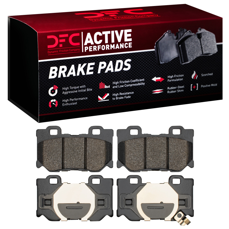 Picture of DFC 08-25 Infiniti M35H Rear Active Performance Pads - Low Metallic