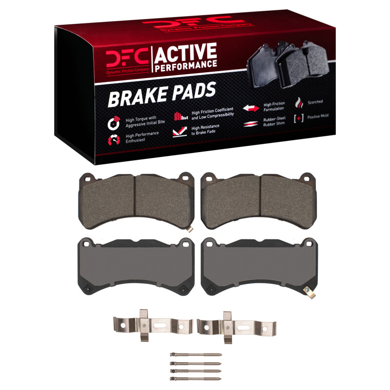 Picture of DFC 08-25 Lexus IS F Front Active Performance Pads and Hardware Kit