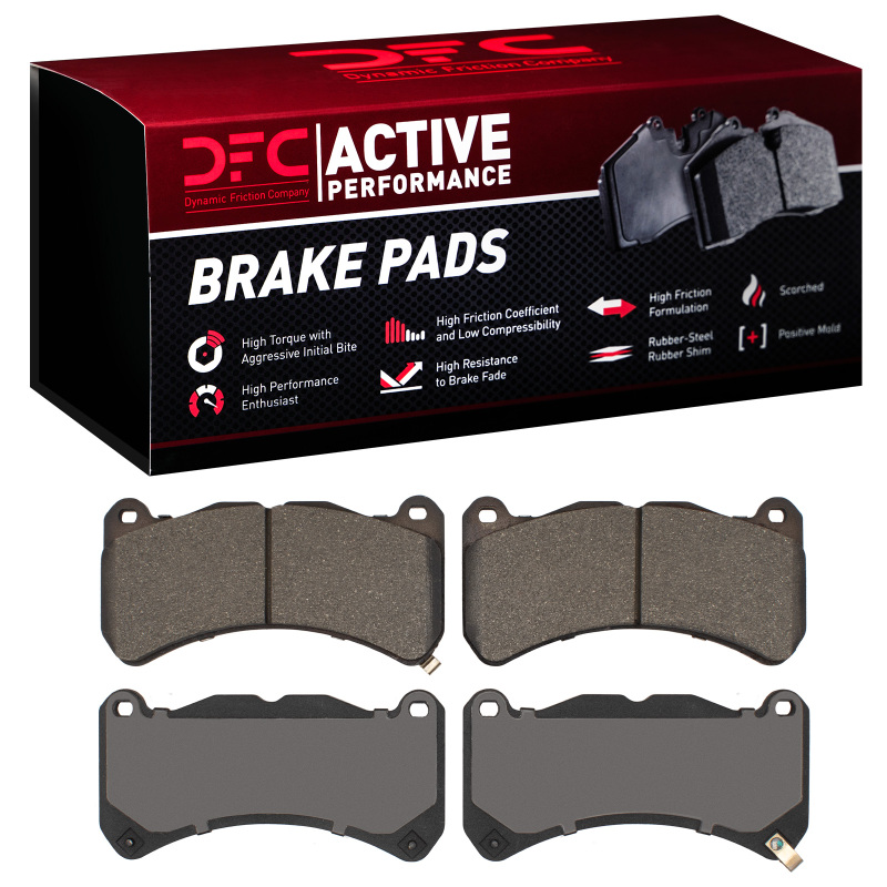 Picture of DFC 08-25 Lexus IS F Front Active Performance Pads - Low Metallic