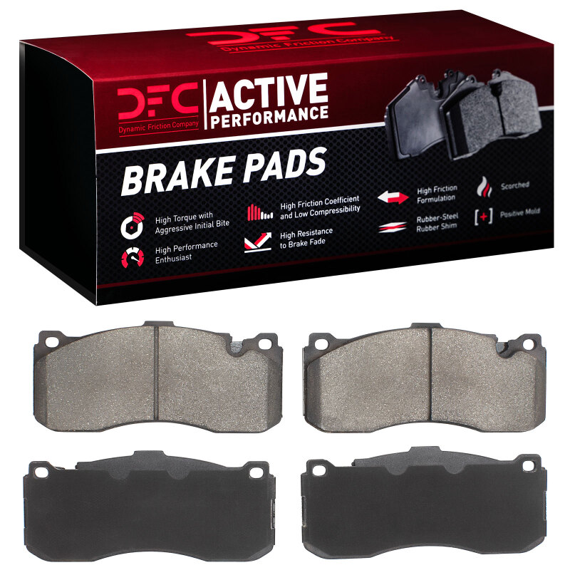 Picture of DFC 06-13 BMW 330I Front Active Performance Pads - Low Metallic