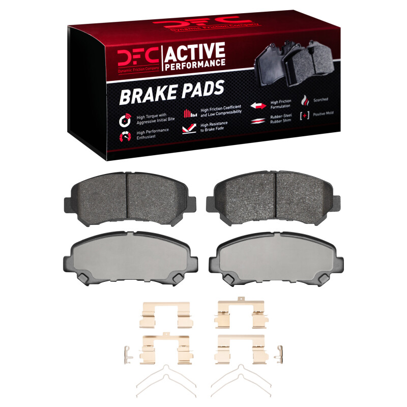 Picture of DFC 07-23 Nissan Juke Front Active Performance Pads and Hardware Kit