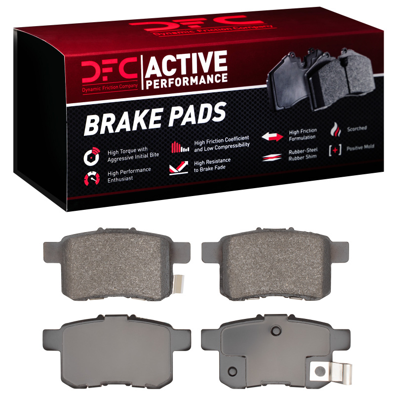 Picture of DFC 08-17 Acura TSX Rear Active Performance Pads - Low Metallic