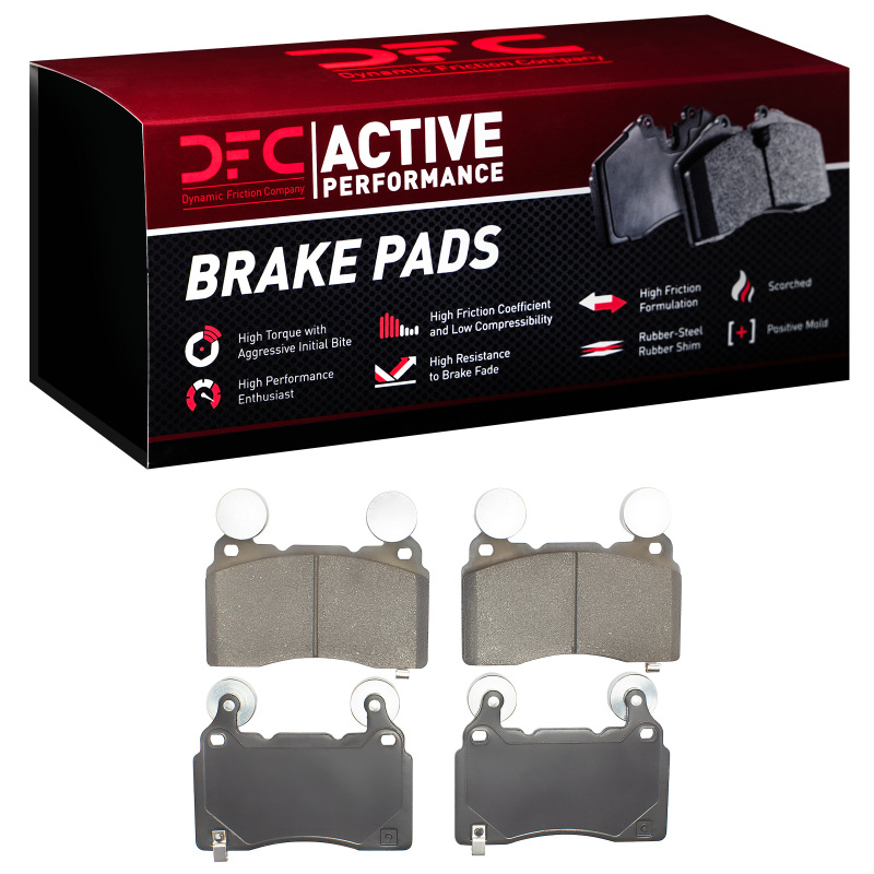 Picture of DFC 10-15 Chevrolet Camaro Front Active Performance Pads - Low Metallic