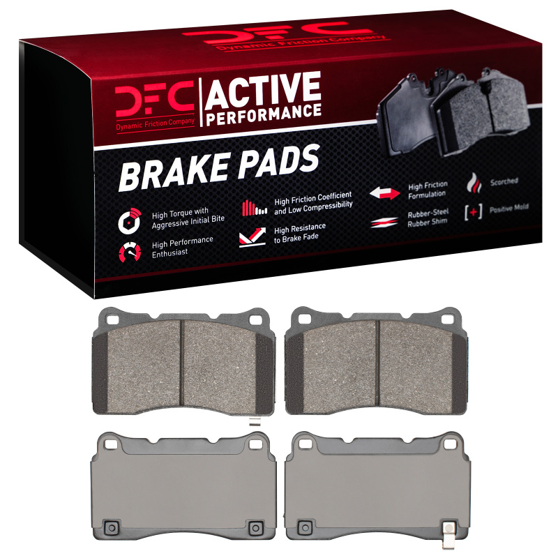 Picture of DFC 10-16 Hyundai Genesis Coupe Front Active Performance Pads - Low Metallic