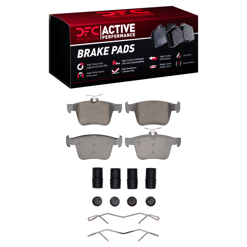 Picture of DFC 15-19 Golf R Rear Active Performance Pads and Hardware Kit