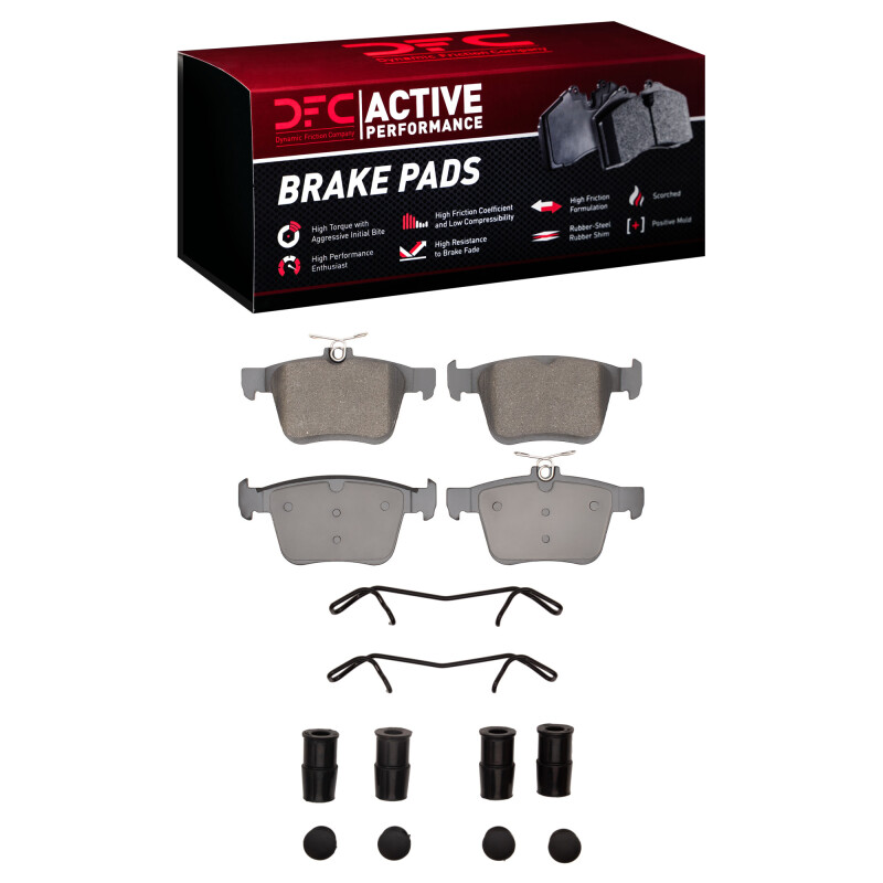 Picture of DFC 15-25 Audi A3 Quattro Rear Active Performance Pads and Hardware Kit