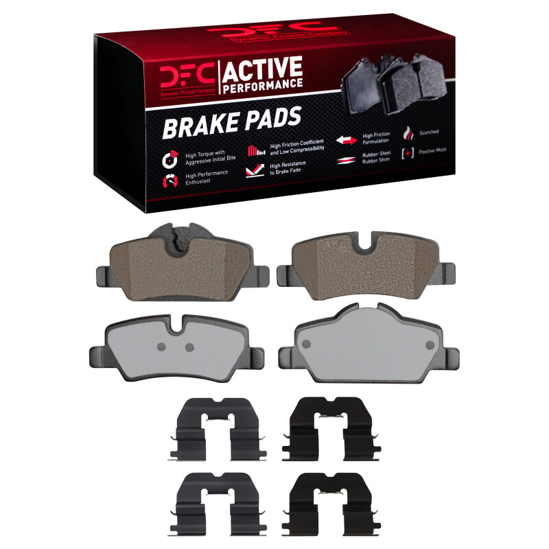 Picture of DFC 14-24 Mini Cooper (Excl Clubman) Rear Active Performance Pads and Hardware Kit