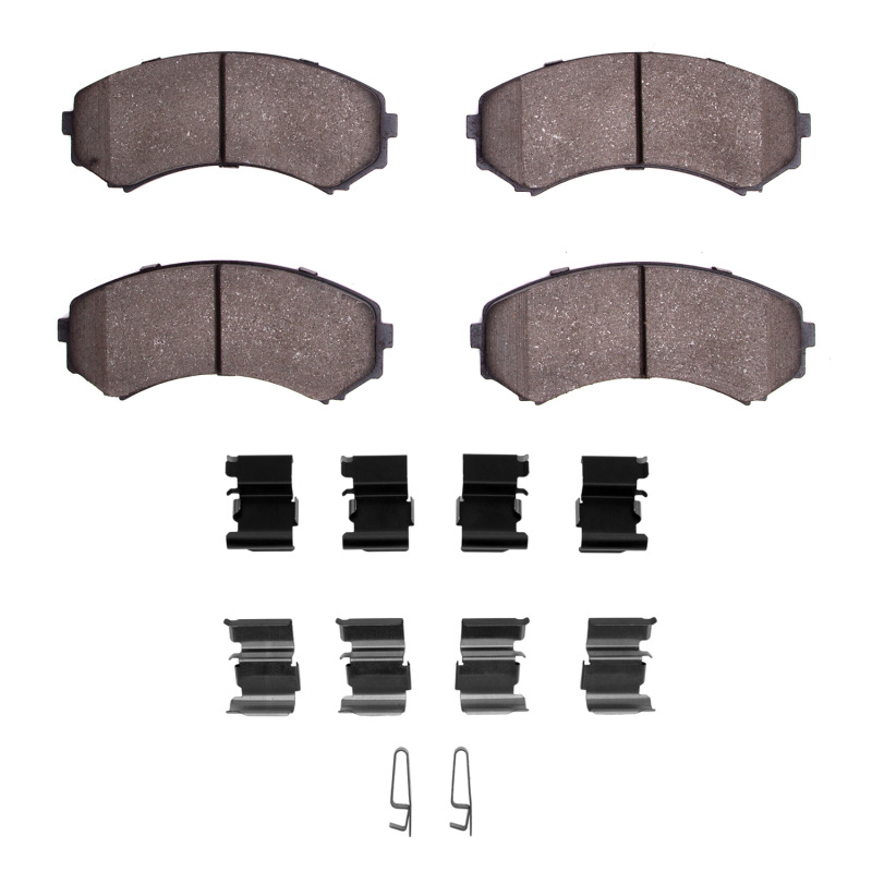 Picture of DFC 00-11 Honda Passport Front 5000 Advanced Ceramic Brake Pads and Hardware Kit