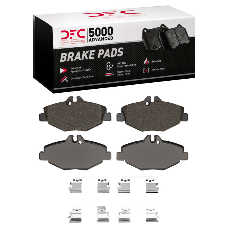 Picture of DFC 03-09 Mercedes-Benz E320 Front 5000 Advanced Low Metallic Brake Pads and Hardware Kit