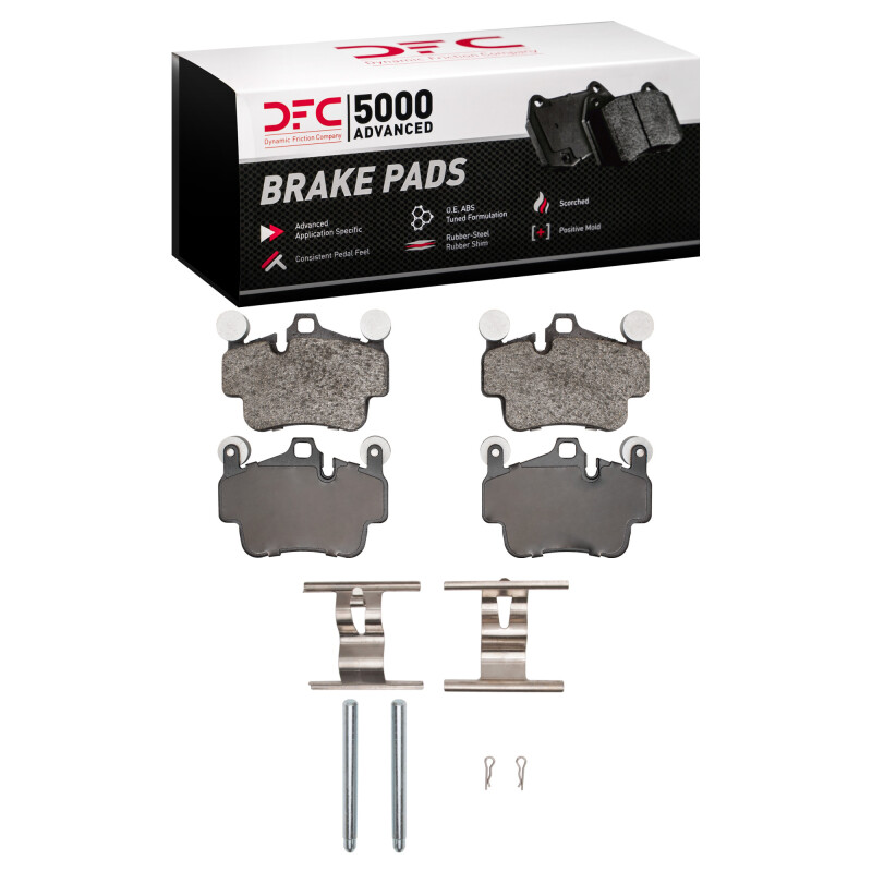 Picture of DFC 05-23 Porsche 911 Rear/Front 5000 Advanced Low Metallic Brake Pads and Hardware Kit